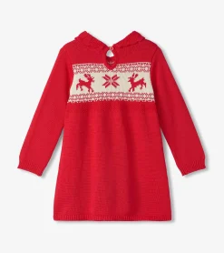 New Hatley Baby & Toddler Holiday Cable Knit Sweater Dress