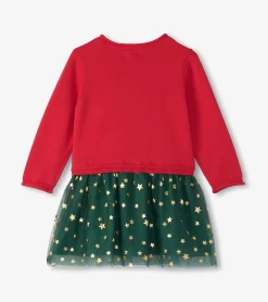 Best Hatley Baby & Toddler Holiday Reindeer Drop Waist Sweater Dress