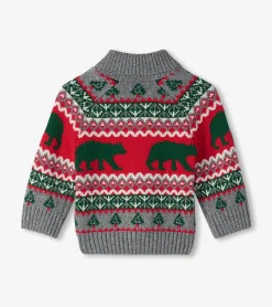Discount Hatley Baby & Toddler Knit Bear Shawl Collar Cardigan