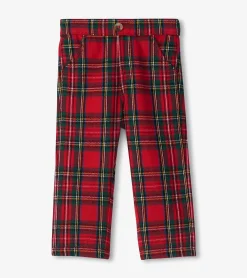 New Hatley Baby & Toddler Red Plaid Straight Leg Pants
