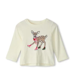 New Hatley Baby & Toddler Skating Deer Long Sleeve T-Shirt
