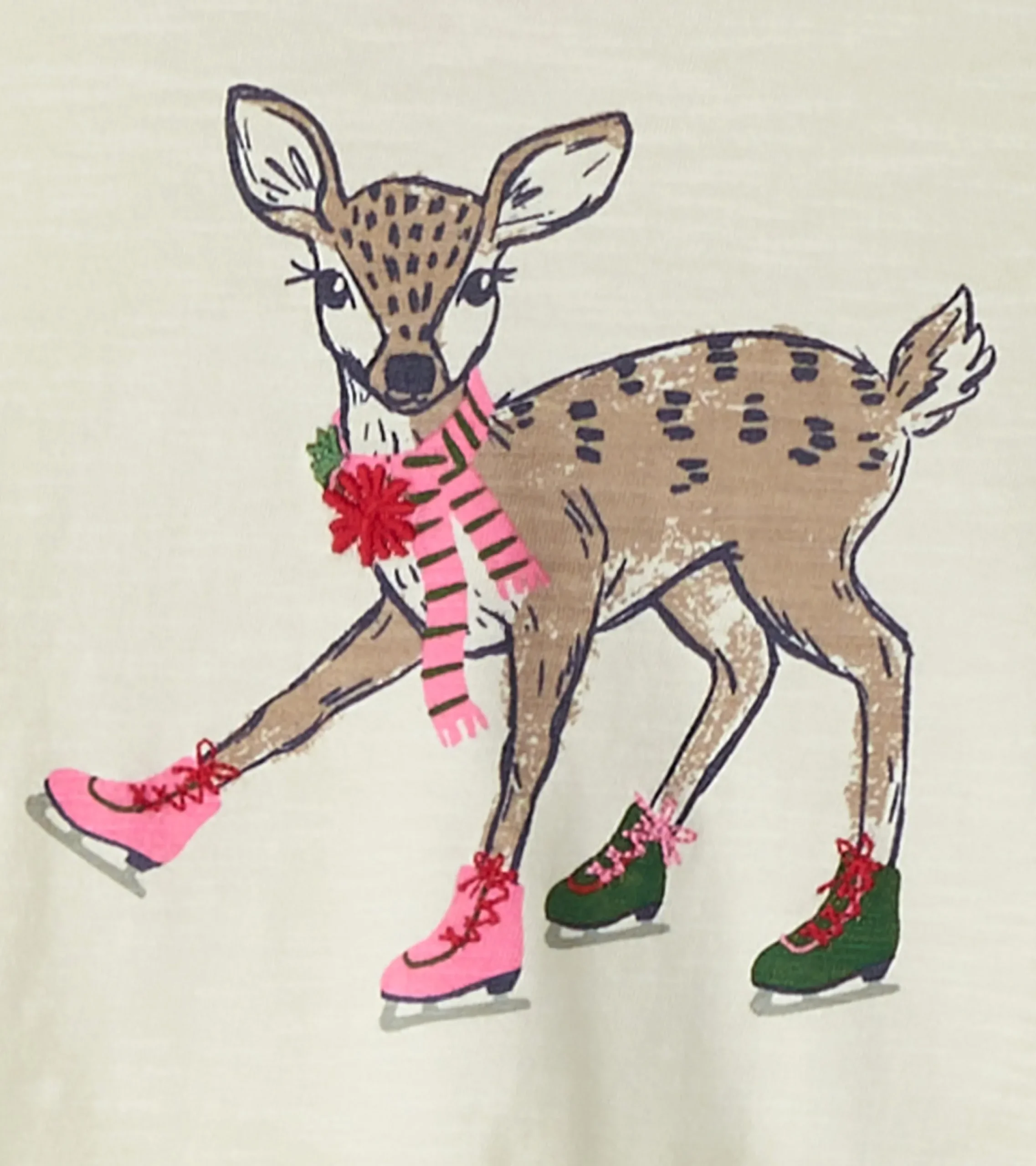 New Hatley Baby & Toddler Skating Deer Long Sleeve T-Shirt