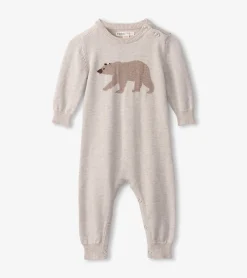 New Hatley Baby Bear Cub Sweater Onesie