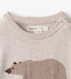 New Hatley Baby Bear Cub Sweater Onesie