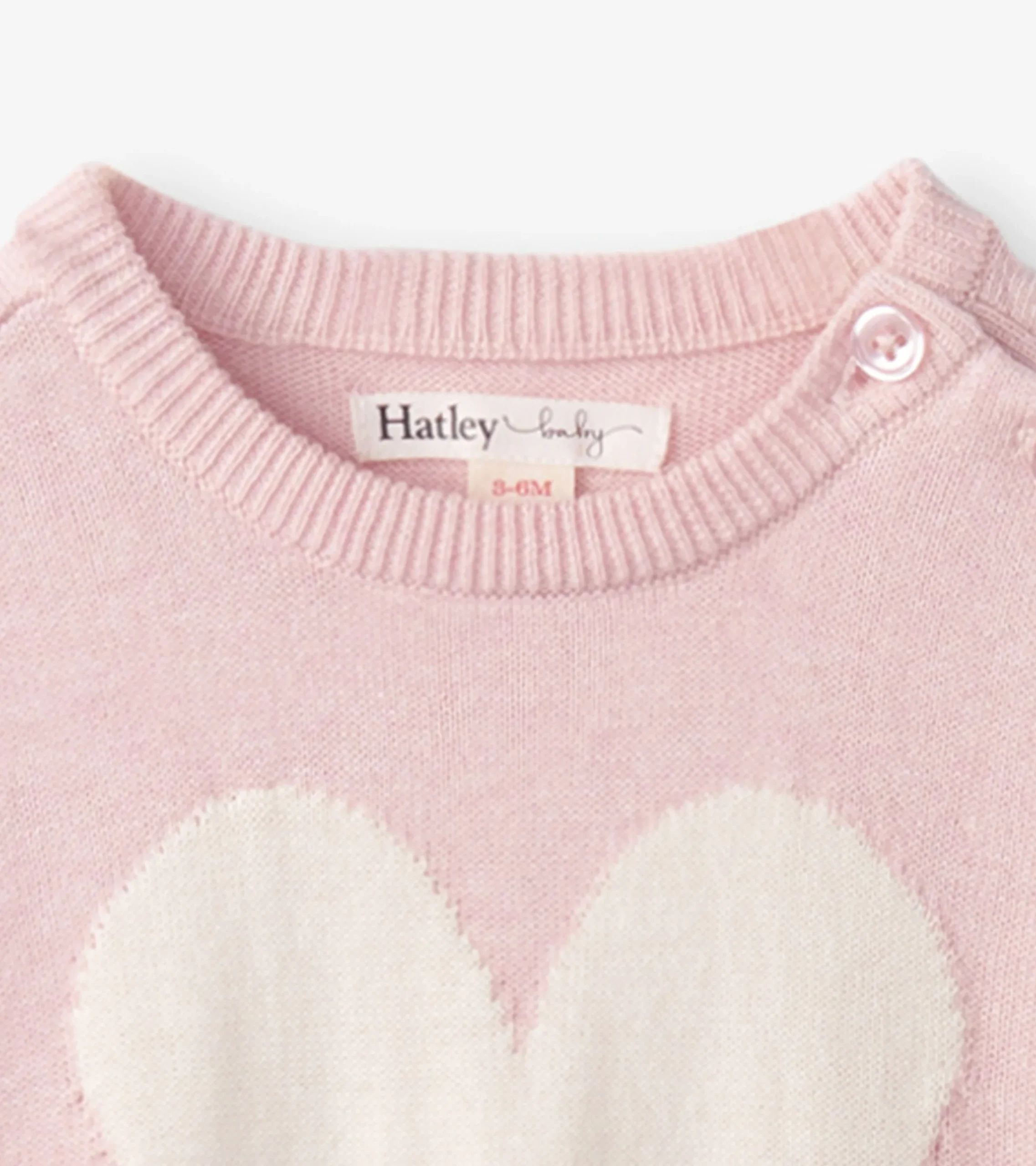 New Hatley Baby Big Heart Sweater Onesie