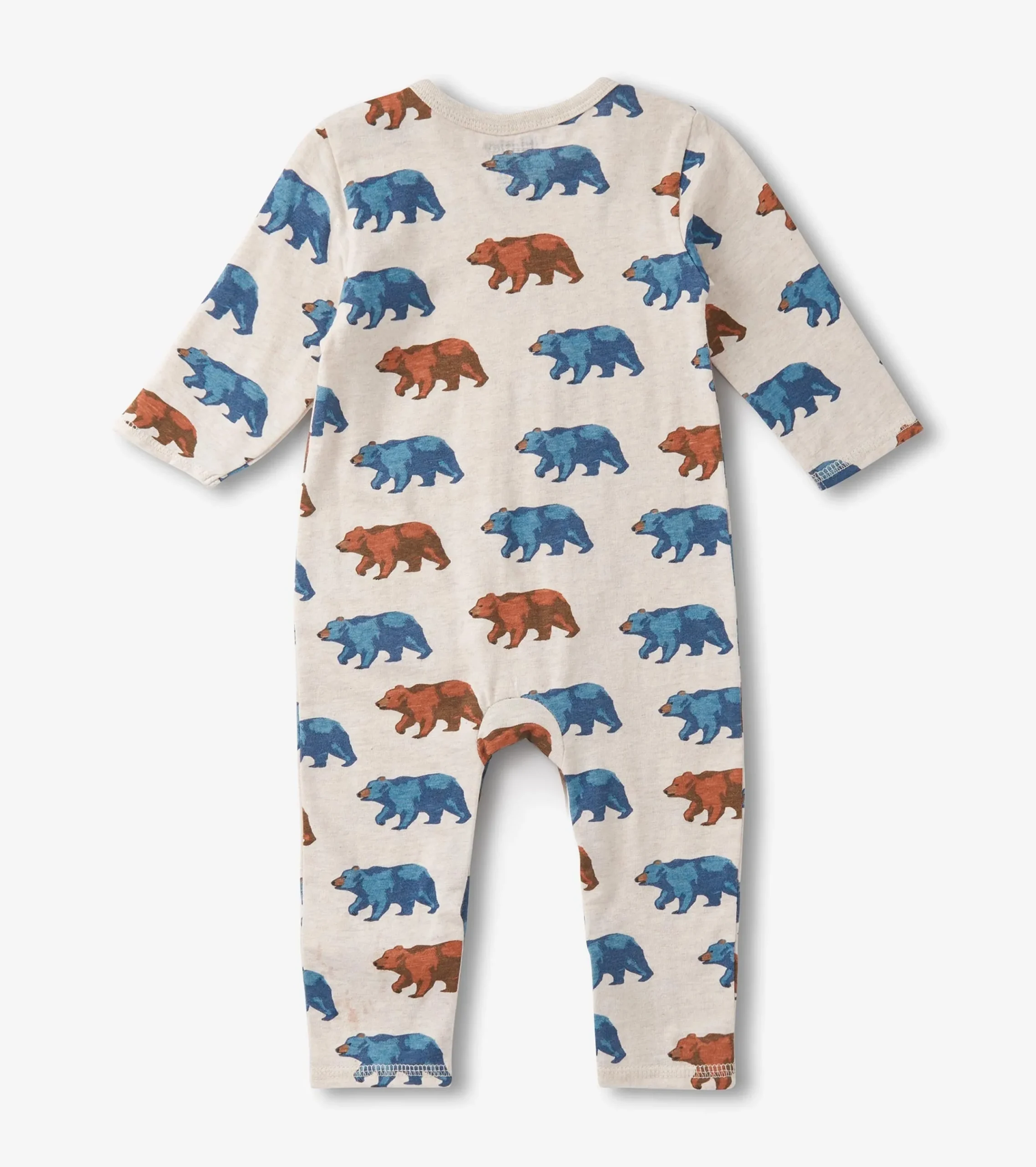 Best Hatley Baby Boys Bluestone Bears Long Sleeve Romper