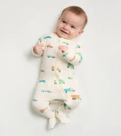 Clearance Hatley Baby Boys Dinky Cars Footed Sleeper