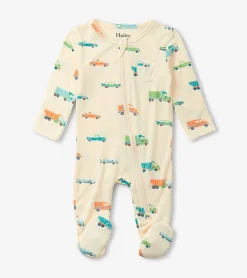 Clearance Hatley Baby Boys Dinky Cars Footed Sleeper