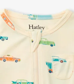 Clearance Hatley Baby Boys Dinky Cars Footed Sleeper