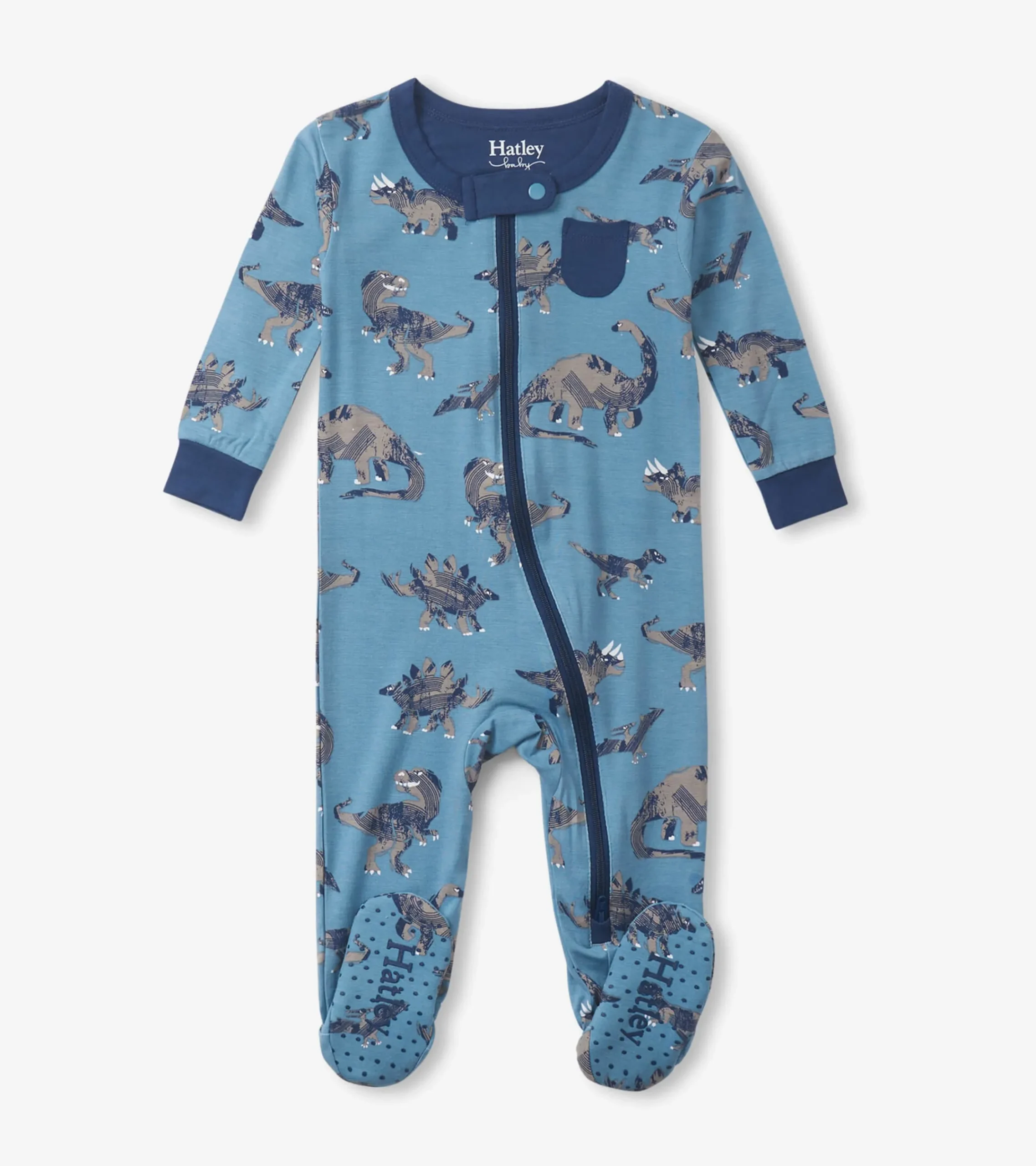Online Hatley Baby Boys Dinosaur Footed Sleeper