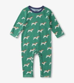 Clearance Hatley Baby Boys French Bulldogs Long Sleeve Romper