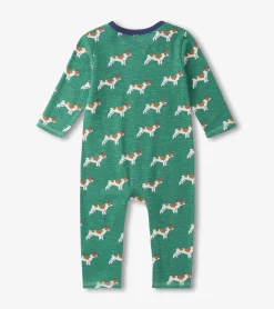 Clearance Hatley Baby Boys French Bulldogs Long Sleeve Romper
