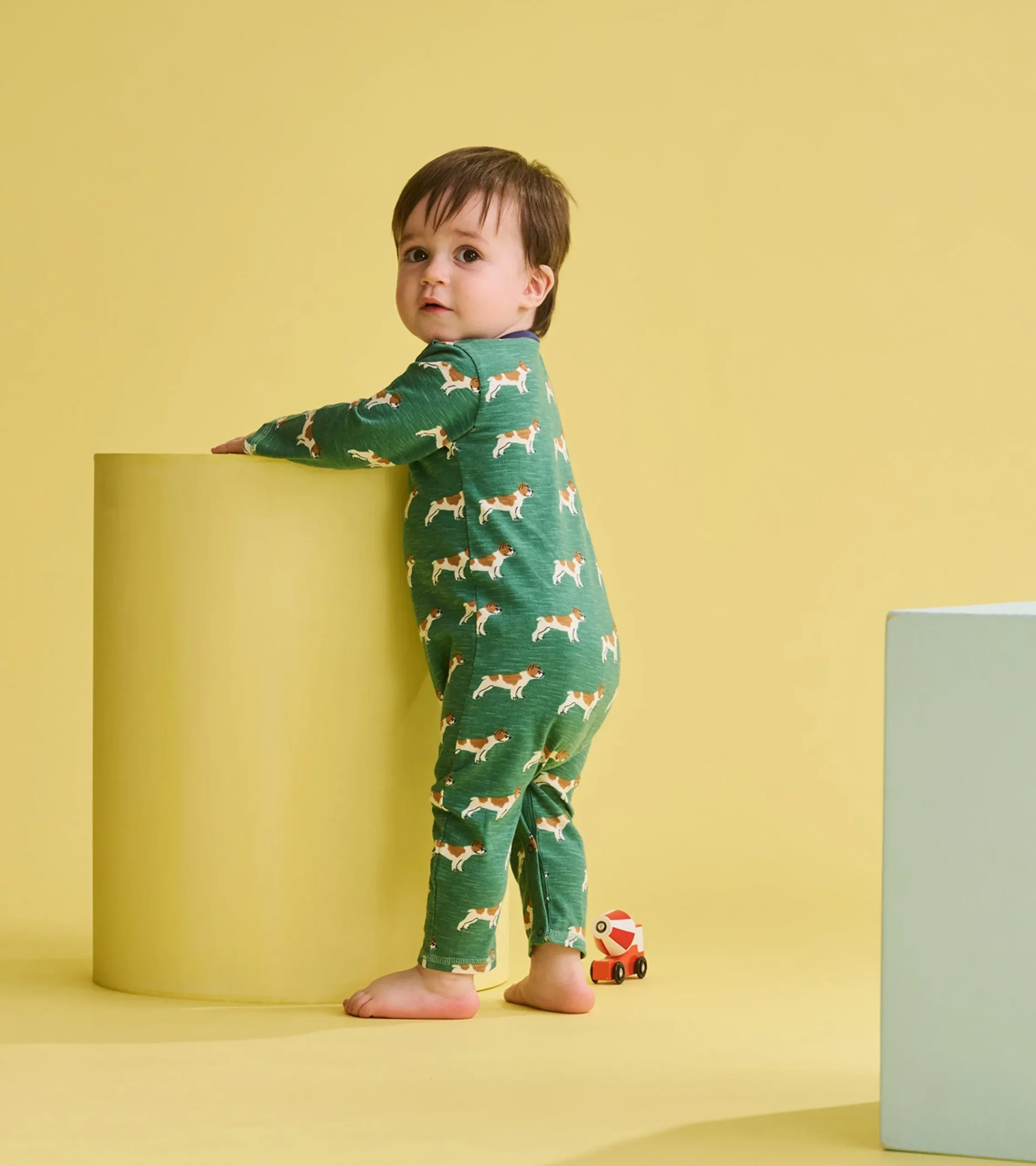 Clearance Hatley Baby Boys French Bulldogs Long Sleeve Romper