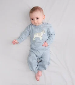 Sale Hatley Baby Boys Little Bulldog Sweater Romper