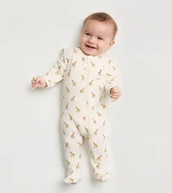Outlet Hatley Baby Boys Little Giraffes Footed Sleeper