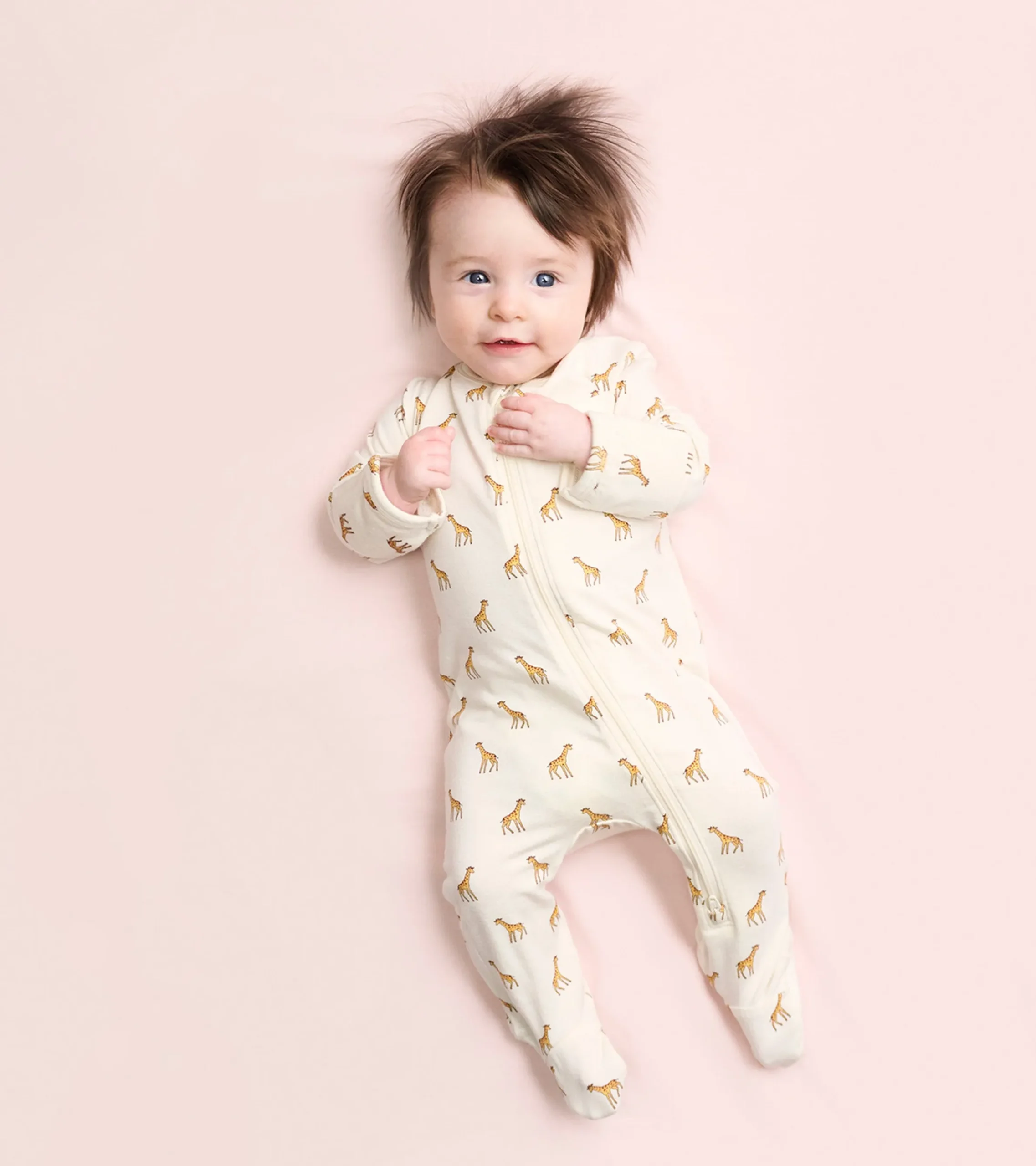 Outlet Hatley Baby Boys Little Giraffes Footed Sleeper