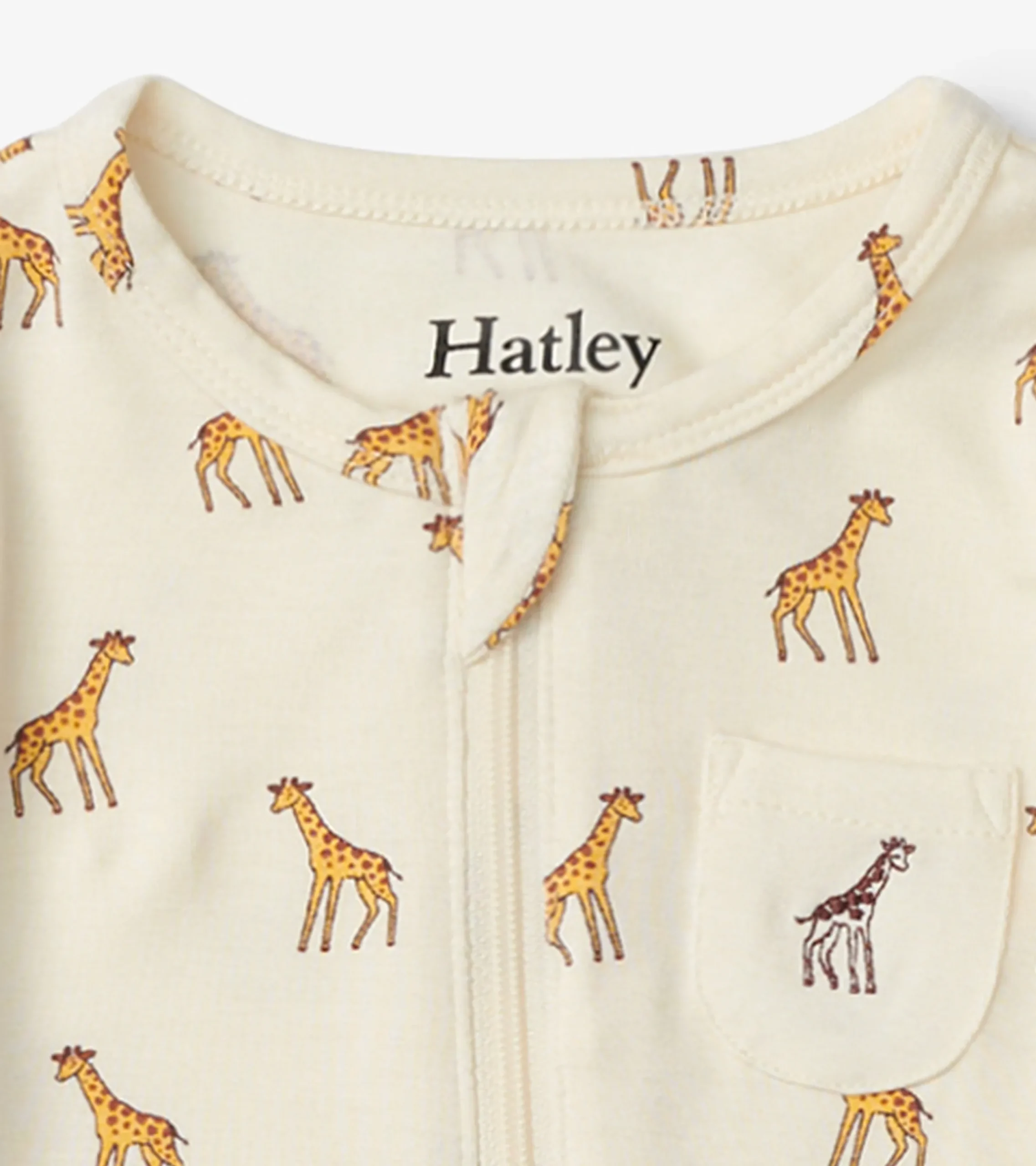 Outlet Hatley Baby Boys Little Giraffes Footed Sleeper