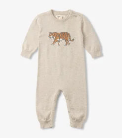 Hot Hatley Baby Boys Little Tiger Sweater Romper