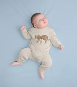 Hot Hatley Baby Boys Little Tiger Sweater Romper