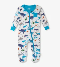 Discount Hatley Baby Boys Prehistoric Marine Footed Sleeper