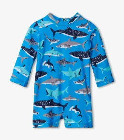 Best Hatley Baby Boys Shark School One-Piece Rashguard