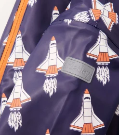 Hot Hatley Baby Boys Space Shuttles Rain Suit