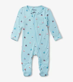Online Hatley Baby Boys Tiny Sailboats Footed Sleeper