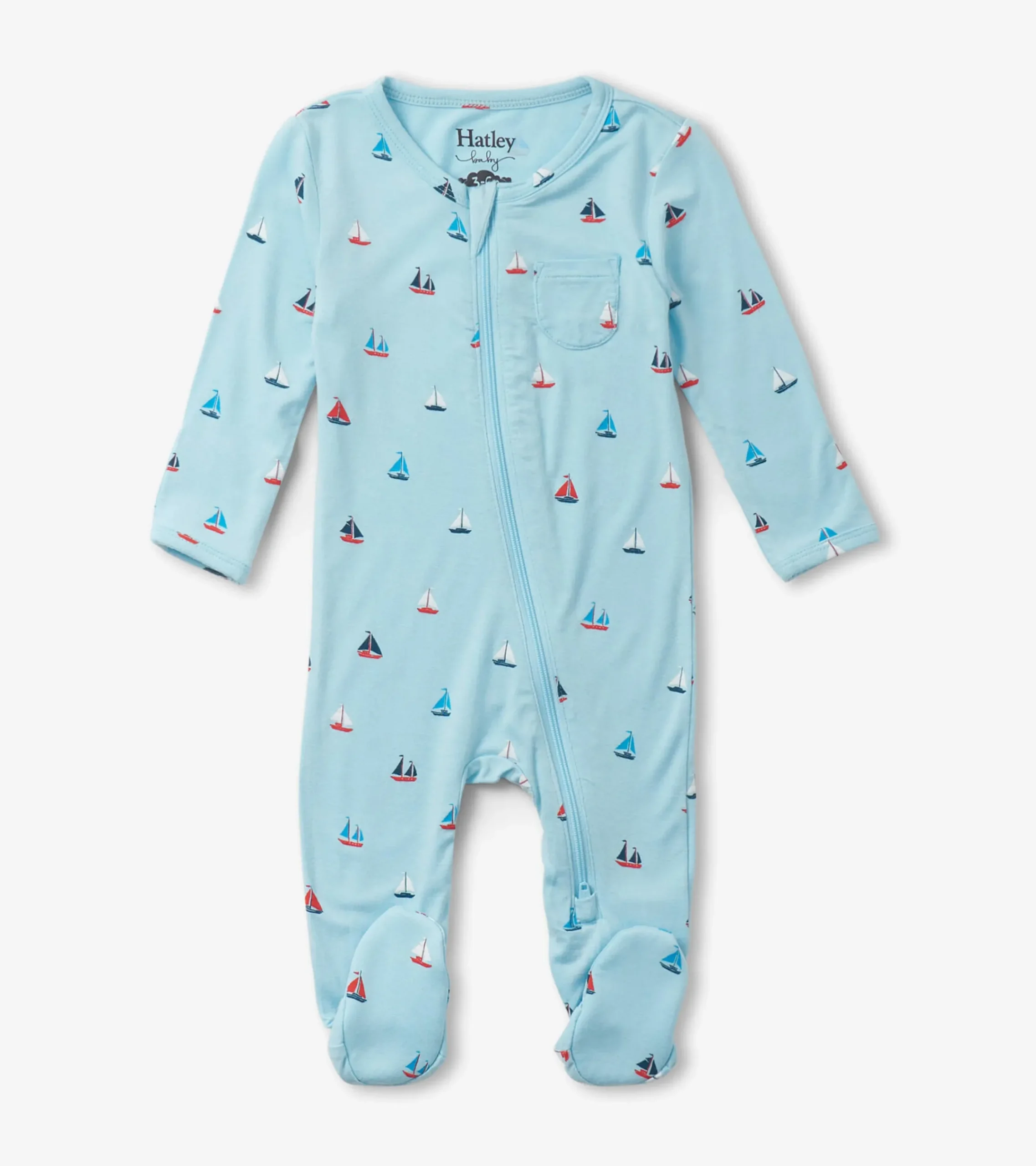 Online Hatley Baby Boys Tiny Sailboats Footed Sleeper