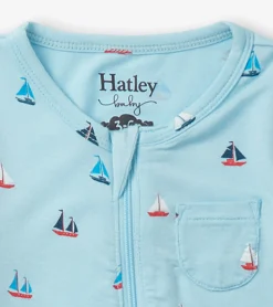 Online Hatley Baby Boys Tiny Sailboats Footed Sleeper