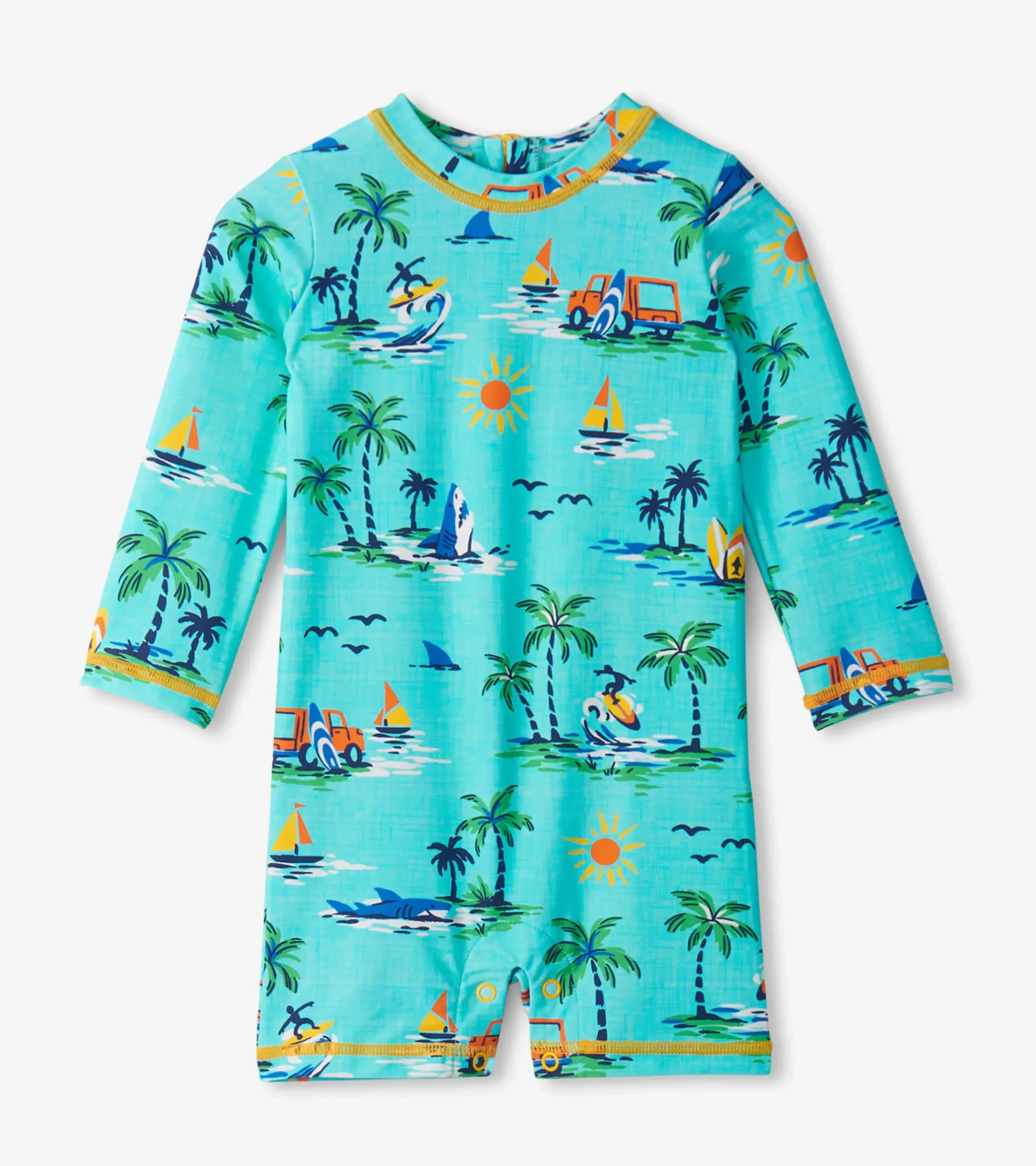 Clearance Hatley Baby Boys Vintage Holiday One-Piece Rashguard