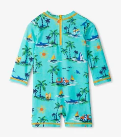 Clearance Hatley Baby Boys Vintage Holiday One-Piece Rashguard
