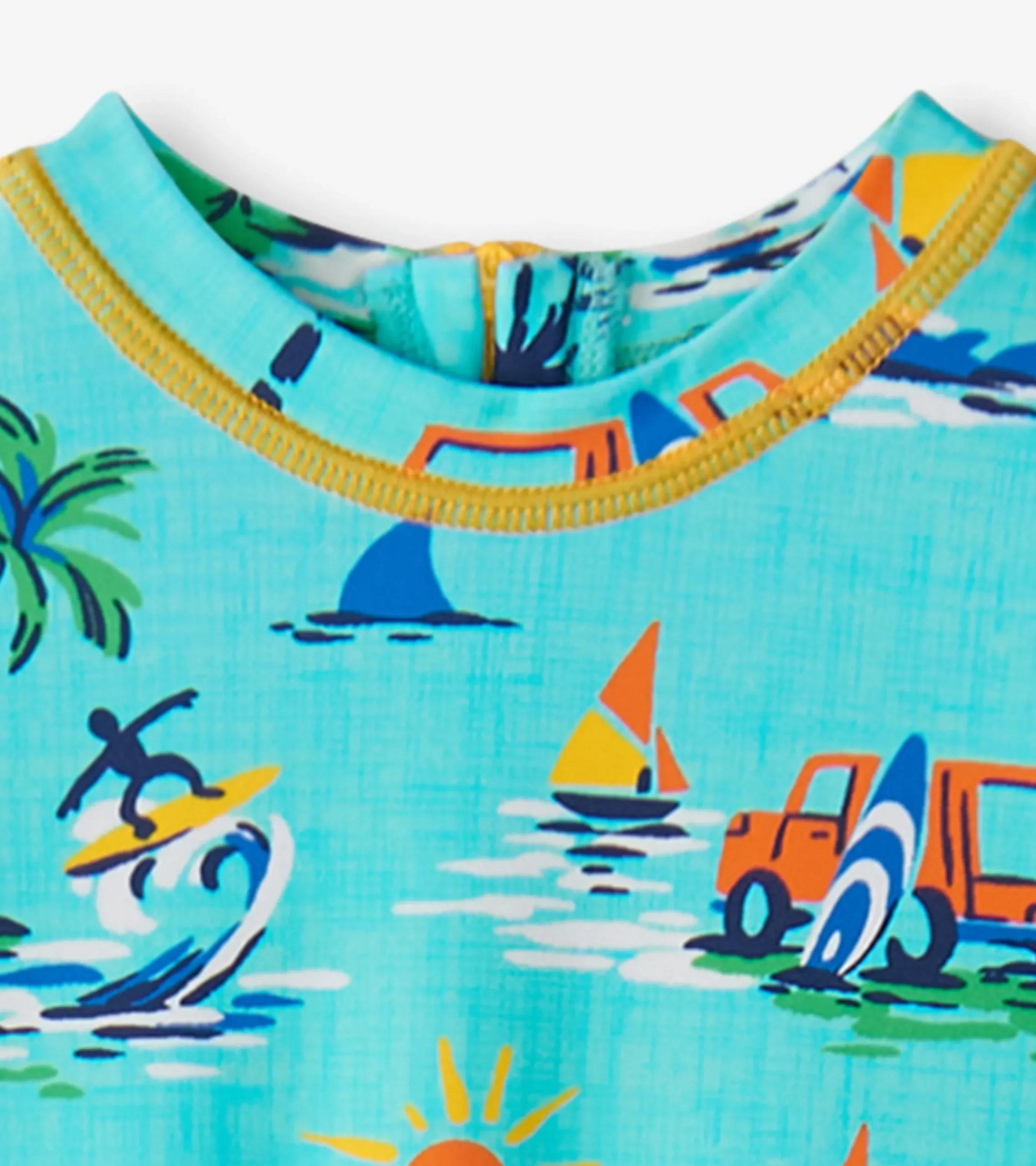 Clearance Hatley Baby Boys Vintage Holiday One-Piece Rashguard