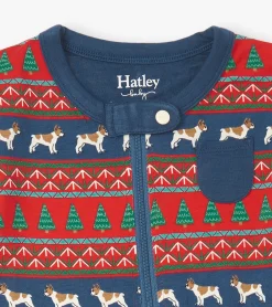 Best Hatley Baby Bulldog Fair Isle Bamboo Footed Sleeper