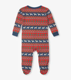 Best Hatley Baby Bulldog Fair Isle Bamboo Footed Sleeper