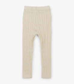Hatley Baby Cream Cable Knit Tights