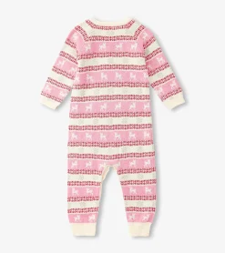 New Hatley Baby Doe Fair Isle Sweater Romper