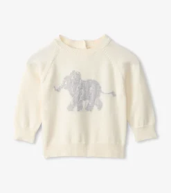Outlet Hatley Baby Elephant Pullover Sweater