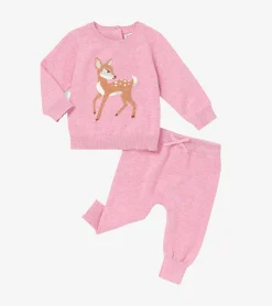 Clearance Hatley Baby Girls Baby Doe Pullover Sweater & Pants