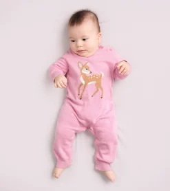 Clearance Hatley Baby Girls Baby Doe Sweater Romper
