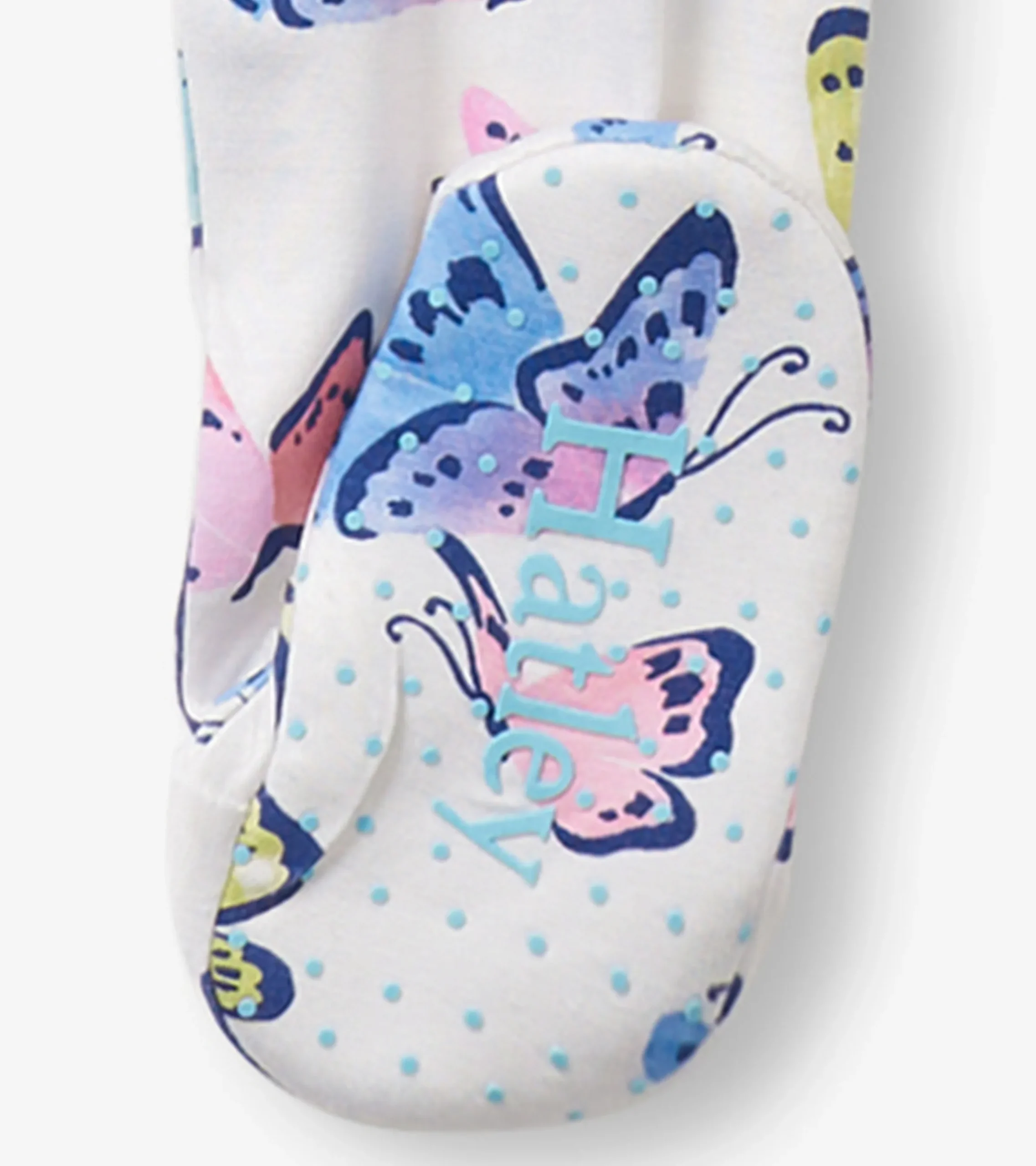 Hot Hatley Baby Girls Big Butterflies Footed Sleeper