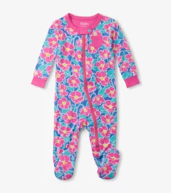 Discount Hatley Baby Girls Big Poppies Footed Sleeper