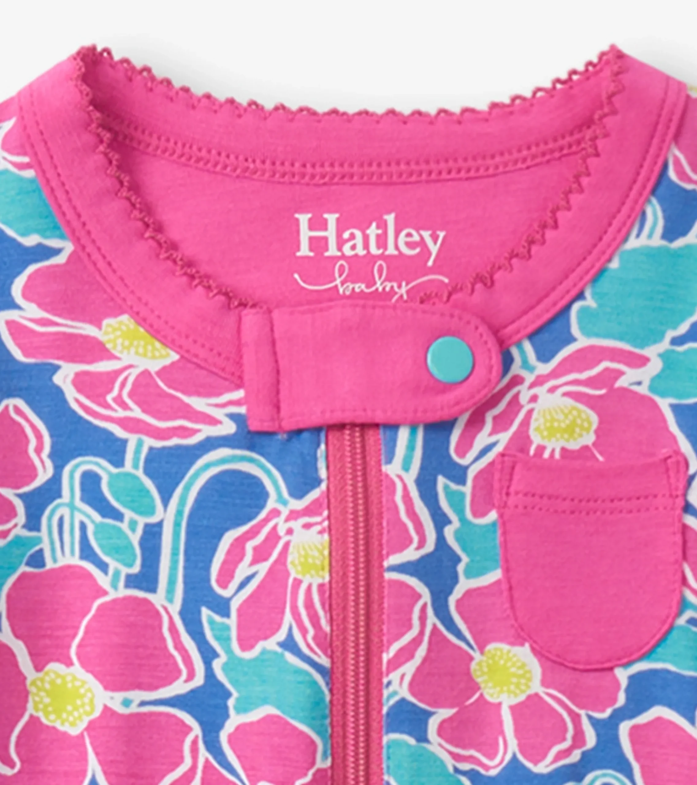 Discount Hatley Baby Girls Big Poppies Footed Sleeper