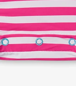 Hot Hatley Baby Girls Candy Stripes Rashguard Swimsuit