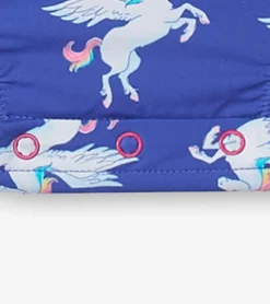 Hatley Baby Girls Dazzling Unicorn Rashguard Swimsuit
