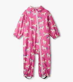 Sale Hatley Baby Girls Folksy Unicorns Rain Suit