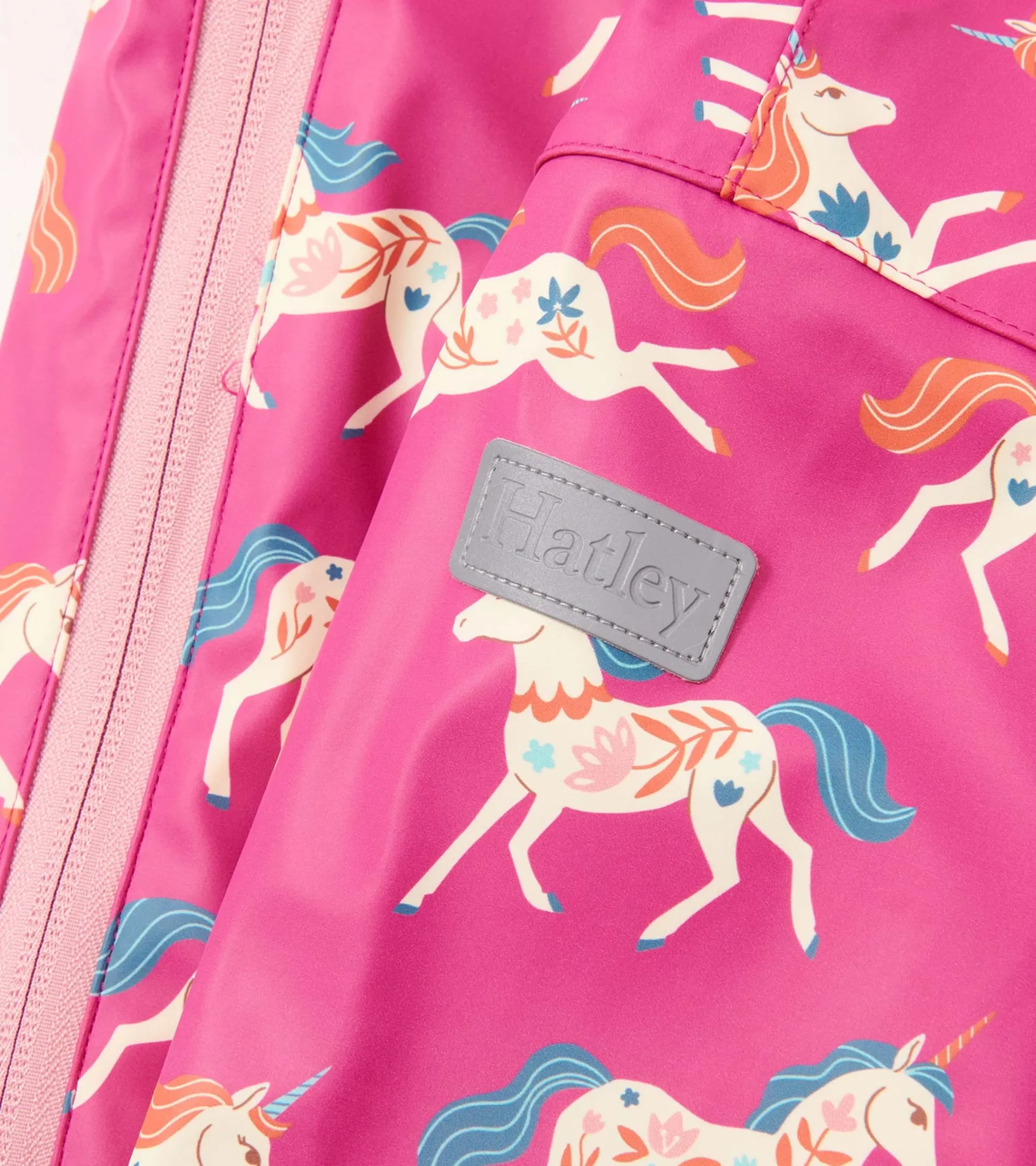 Sale Hatley Baby Girls Folksy Unicorns Rain Suit