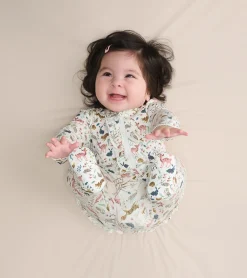 Best Hatley Baby Girls Happy Forest Ruffle Bum Bamboo Sleeper