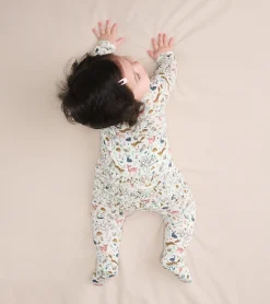 Best Hatley Baby Girls Happy Forest Ruffle Bum Bamboo Sleeper