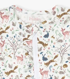 Best Hatley Baby Girls Happy Forest Ruffle Bum Bamboo Sleeper