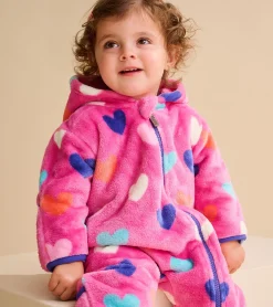 Sale Hatley Baby Girls Hearts Fleece Suit